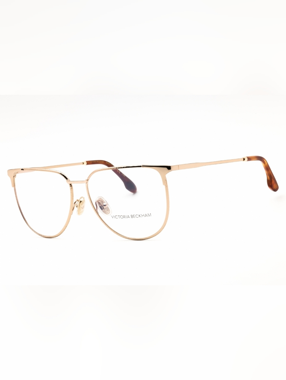 NWT, Victoria Beckham VB2121 ROSE GOLD/Clear Lens, Size55X13X145.